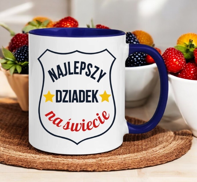 KUBEK Z NADRUKIEM ŚMIESZNY PREZENT DZIEŃ DZIADKA URODZINY IMIENINY DZIADEK
