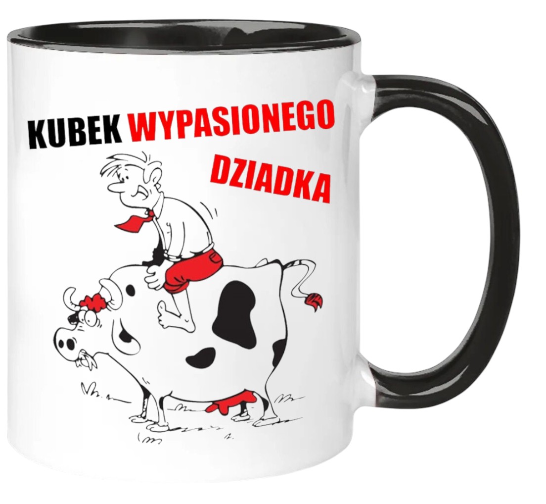 KUBEK Z NADRUKIEM ŚMIESZNY PREZENT DZIEŃ DZIADKA URODZINY IMIENINY DZIADEK