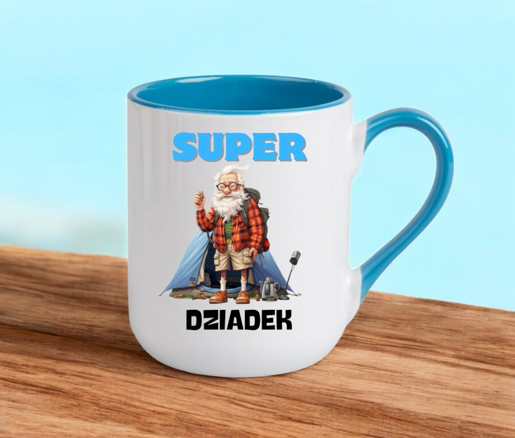 KUBEK Z NADRUKIEM ŚMIESZNY PREZENT DZIEŃ DZIADKA URODZINY IMIENINY DZIADEK