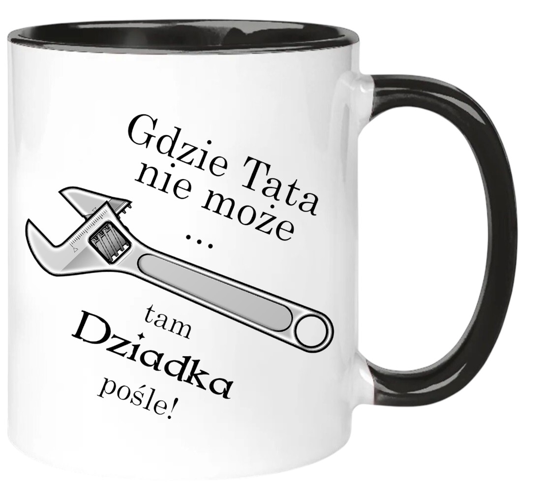 KUBEK Z NADRUKIEM ŚMIESZNY PREZENT DZIEŃ DZIADKA URODZINY IMIENINY DZIADEK