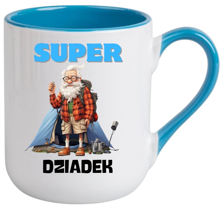 KUBEK Z NADRUKIEM ŚMIESZNY PREZENT DZIEŃ DZIADKA URODZINY IMIENINY DZIADEK