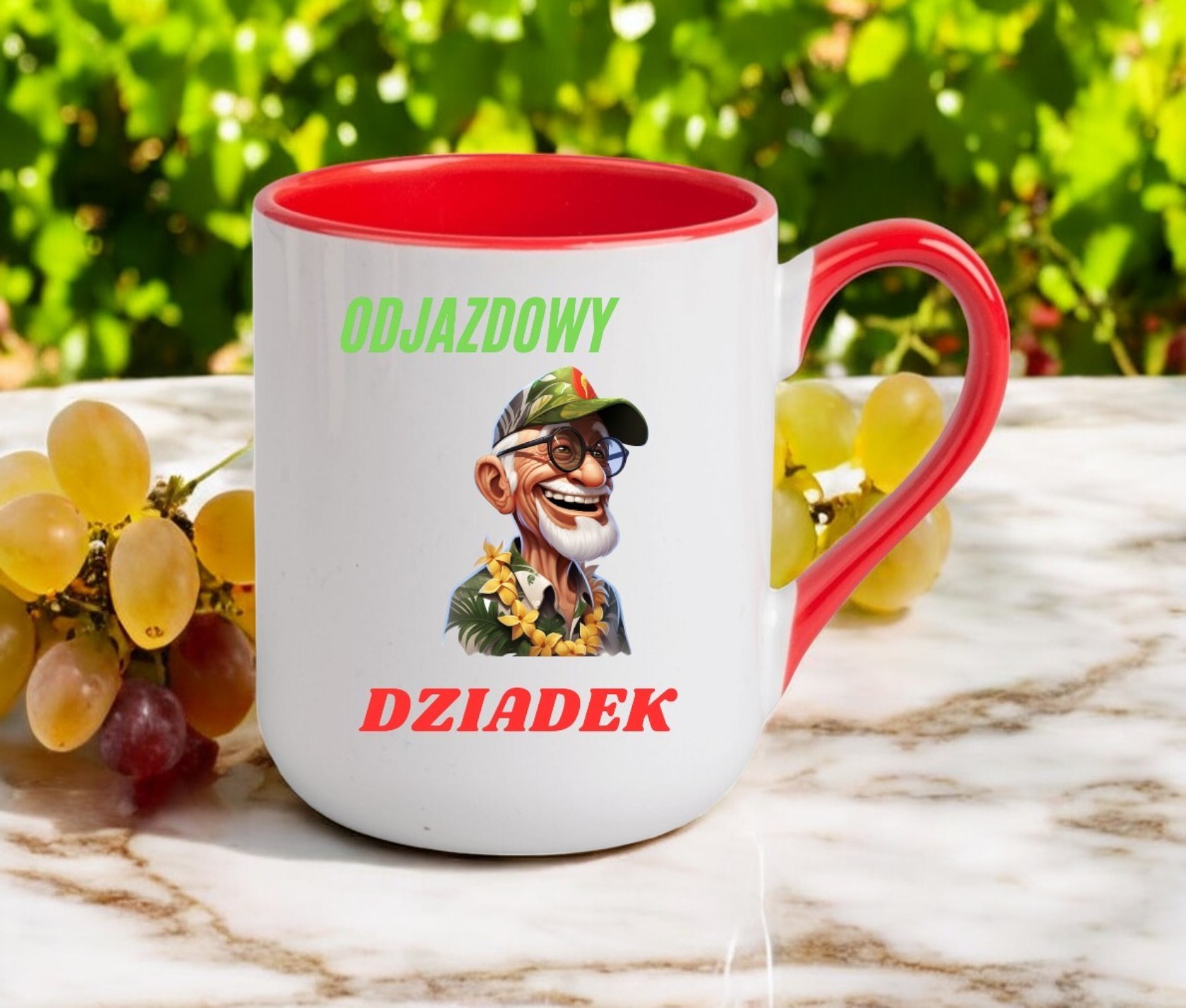 KUBEK Z NADRUKIEM ŚMIESZNY PREZENT DZIEŃ DZIADKA URODZINY IMIENINY DZIADEK