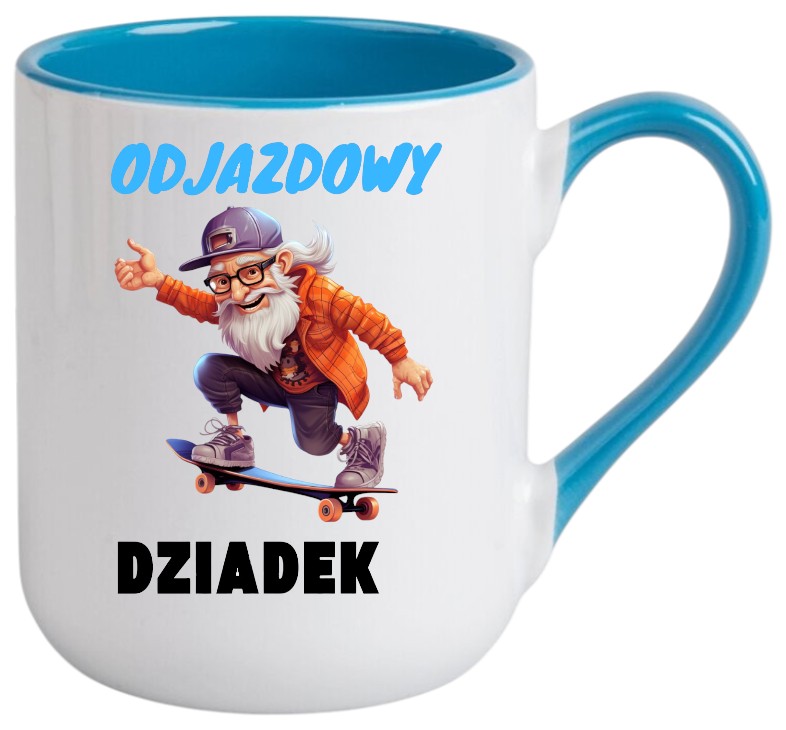 KUBEK Z NADRUKIEM ŚMIESZNY PREZENT DZIEŃ DZIADKA URODZINY IMIENINY DZIADEK