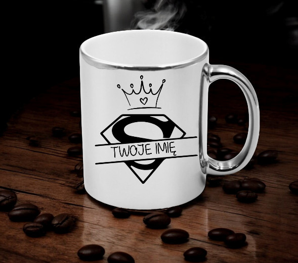 KUBEK PREZENT DLA DZIEWCZYNY KOLEŻANKI Z IMIENIEM URODZINY DZIEŃ KOBIET