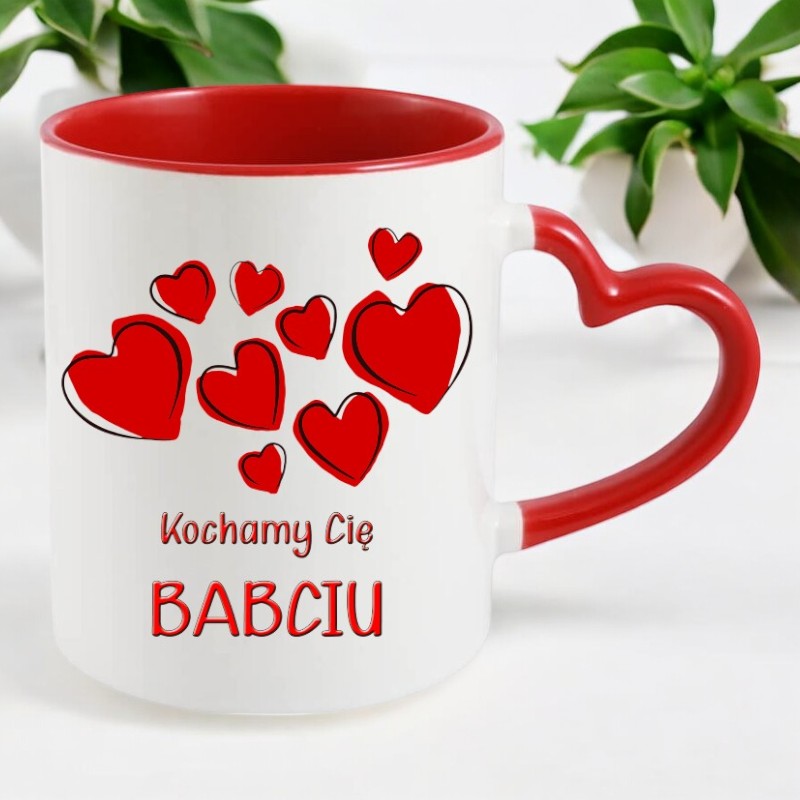 KUBEK Z NADRUKIEM PREZENT DLA BABCI NA DZIEŃ BABCI URODZINY