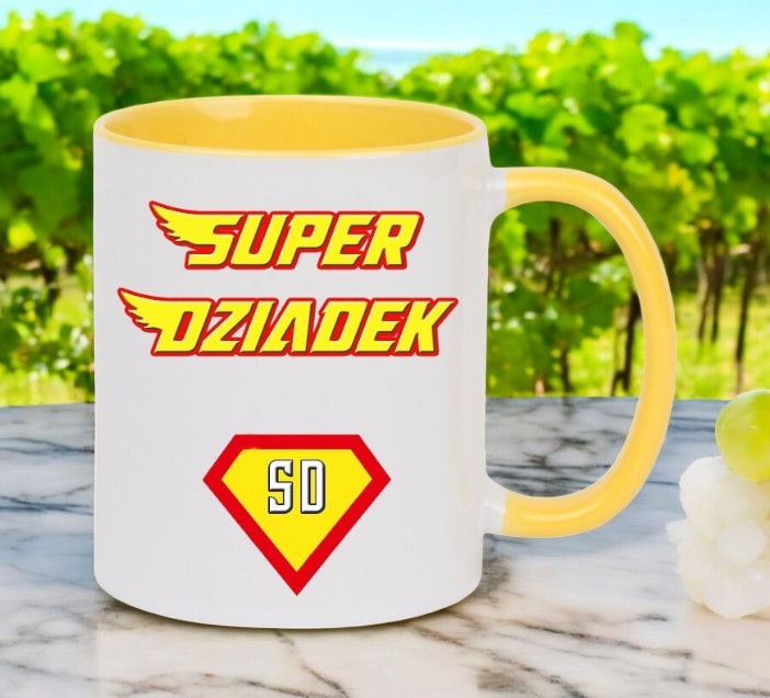 KUBEK Z NADRUKIEM ŚMIESZNY PREZENT DZIEŃ DZIADKA URODZINY IMIENINY DZIADEK