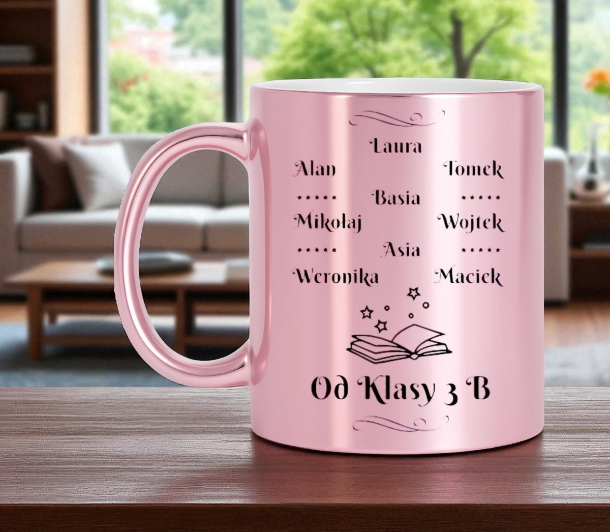 KUBEK PREMIUM Z IMIONAMI DZIECI PREZENT DZIEŃ NAUCZYCIELA WYCHOWAWCY