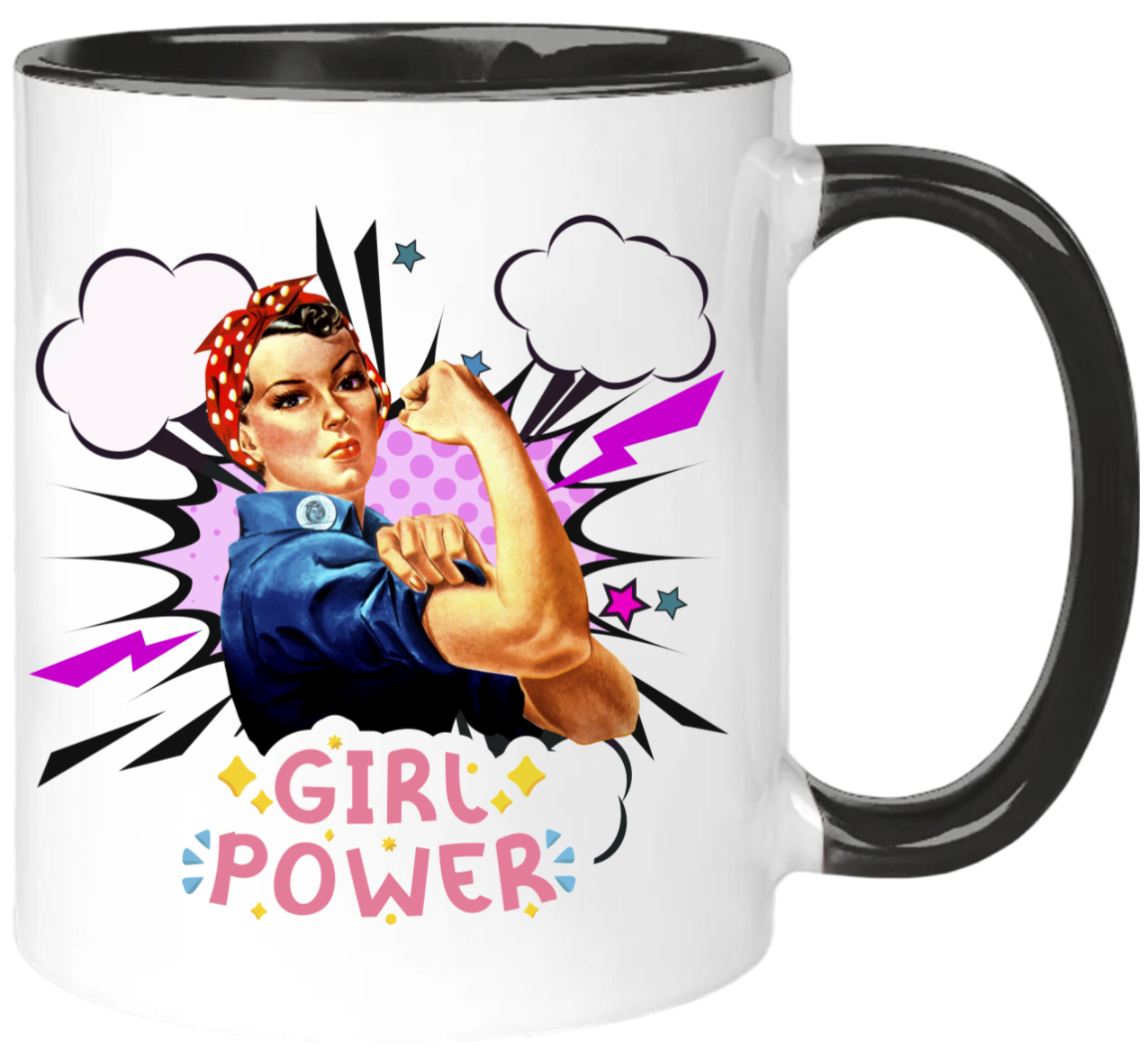 KUBEK Z NADRUKIEM PREZENT DLA KOLEŻANKI DZIEWCZYNY ŻONY MAMY DZIEŃ KOBIET