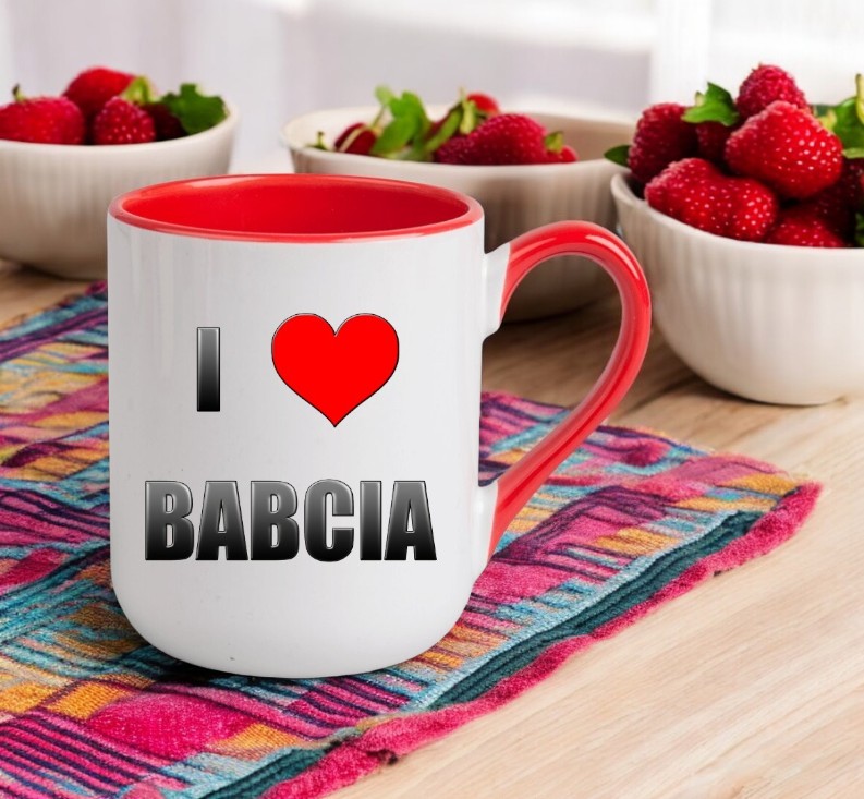 KUBEK Z NADRUKIEM PREZENT DZIEŃ BABCI URODZINY BABCIA IMIENINY