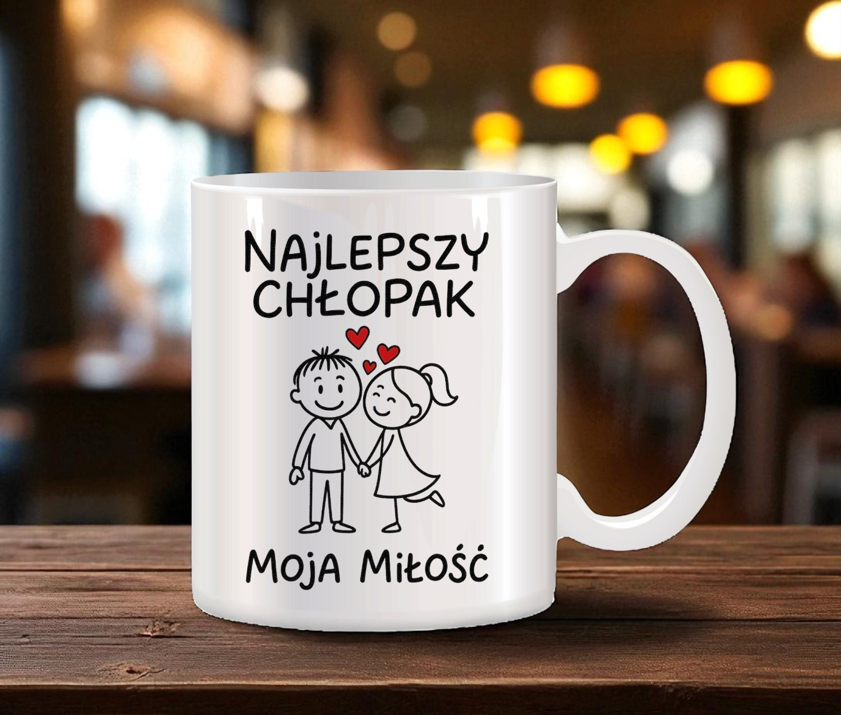 Kubek z nadrukiem prezent Dzień CHŁOPAKA dla kolegi urodziny różne wzory