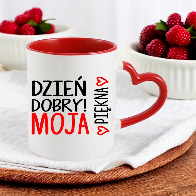 KUBEK Z NADRUKIEM PREZENT DLA ŻONY NA WALENTYNKI DZIEŃ KOBIET URODZINY