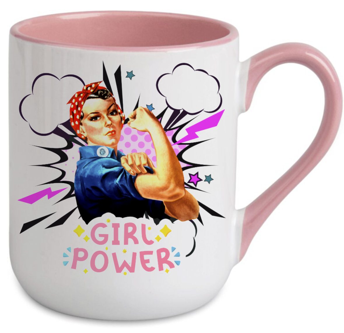 KUBEK Z NADRUKIEM PREZENT DLA KOLEŻANKI DZIEWCZYNY ŻONY MAMY DZIEŃ KOBIET