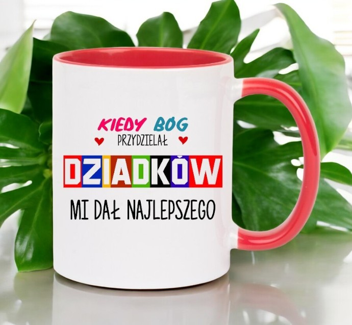 KUBEK Z NADRUKIEM ŚMIESZNY PREZENT DZIEŃ DZIADKA URODZINY IMIENINY DZIADEK