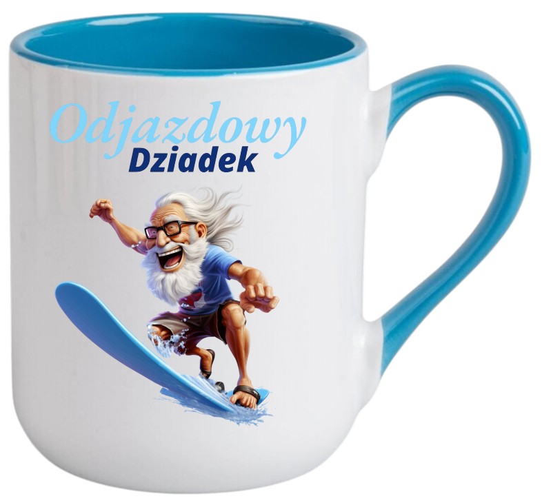 KUBEK Z NADRUKIEM ŚMIESZNY PREZENT DZIEŃ DZIADKA URODZINY IMIENINY DZIADEK