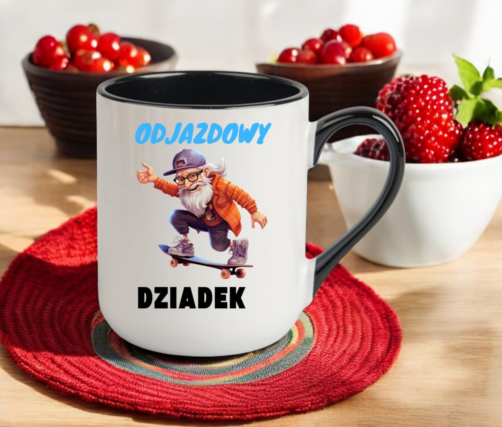 KUBEK Z NADRUKIEM ŚMIESZNY PREZENT DZIEŃ DZIADKA URODZINY IMIENINY DZIADEK