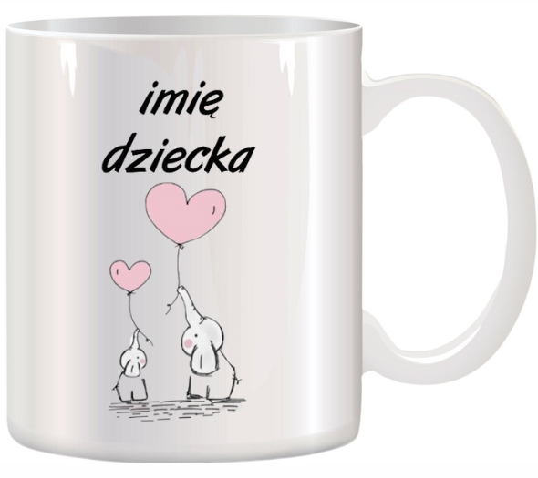 KUBEK Z NADRUKIEM PREZENT DLA CHŁOPCA DZIEWCZYNKI DZIECKA URODZINY WZORY