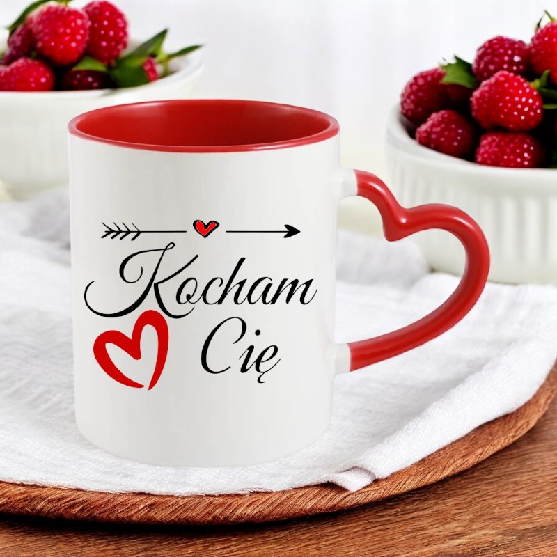 KUBEK Z NADRUKIEM PREZENT DLA ŻONY NA WALENTYNKI DZIEŃ KOBIET URODZINY