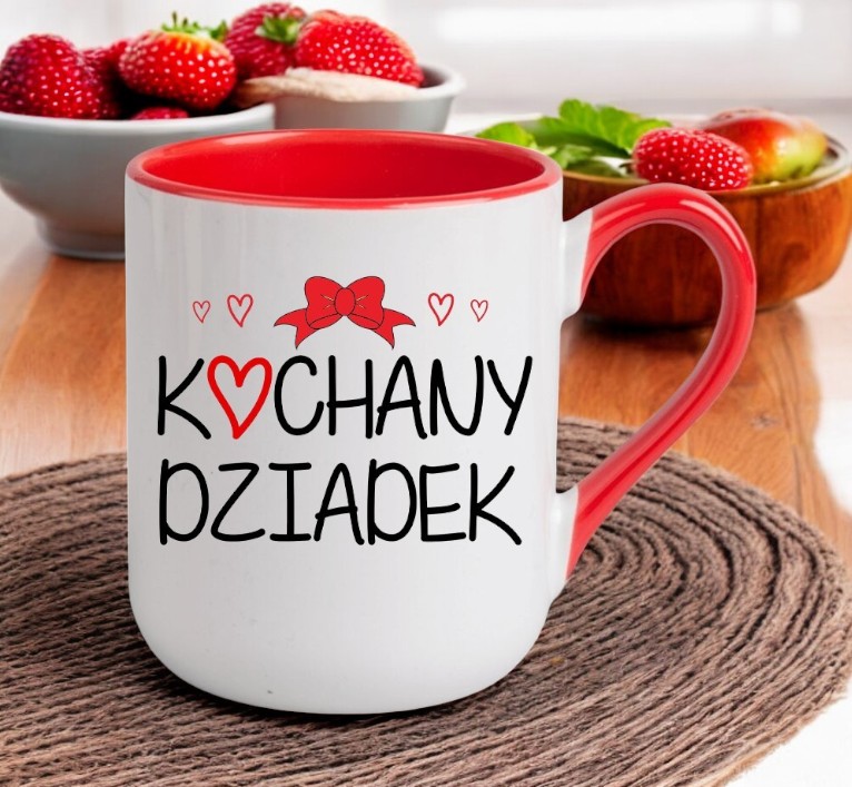 KUBEK Z NADRUKIEM ŚMIESZNY PREZENT DZIEŃ DZIADKA URODZINY IMIENINY DZIADEK