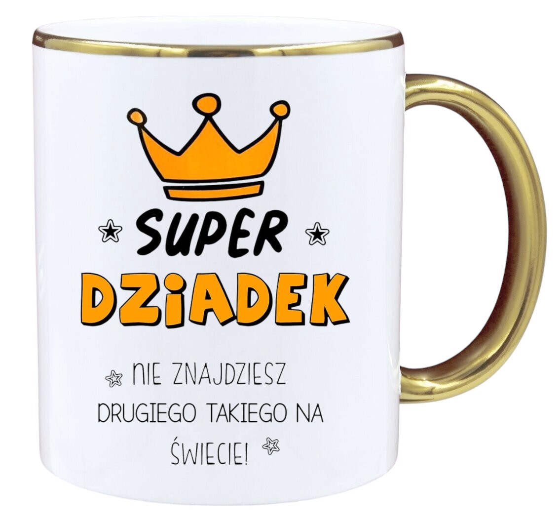 KUBEK Z NADRUKIEM ŚMIESZNY PREZENT DZIEŃ DZIADKA URODZINY IMIENINY DZIADEK