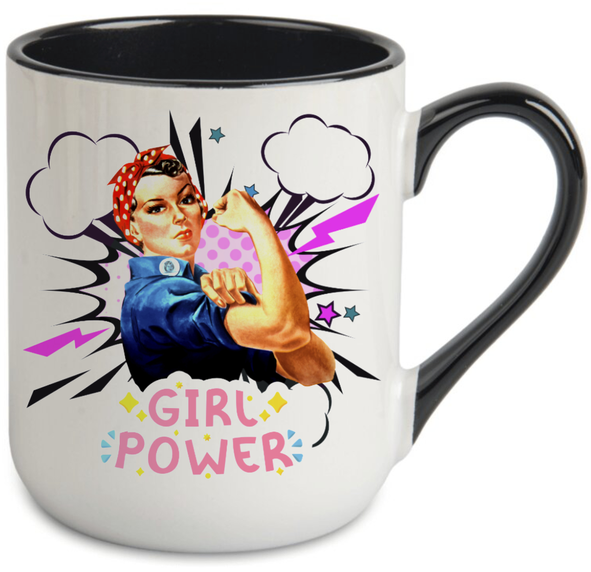 KUBEK Z NADRUKIEM PREZENT DLA KOLEŻANKI DZIEWCZYNY ŻONY MAMY DZIEŃ KOBIET