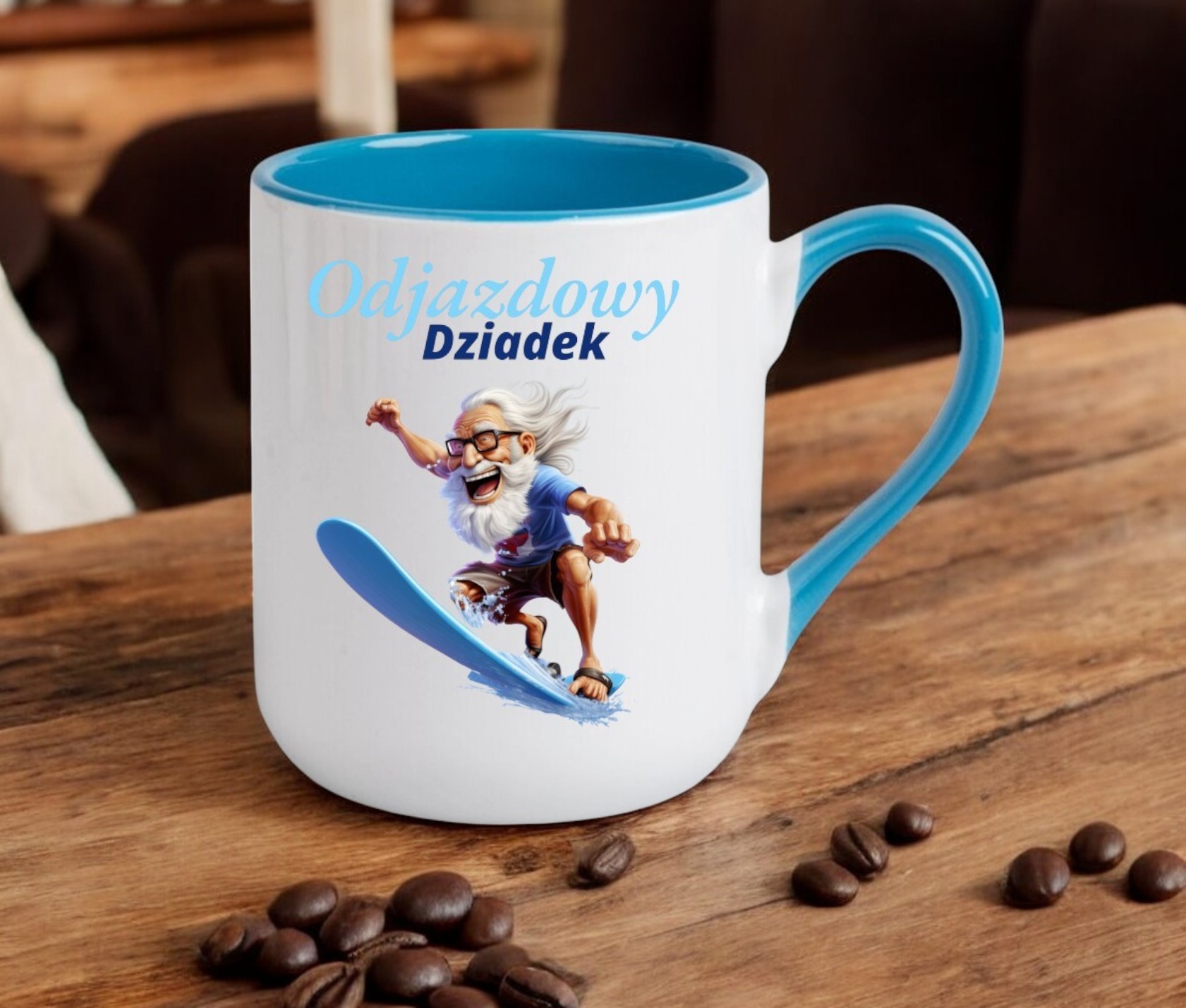 KUBEK Z NADRUKIEM ŚMIESZNY PREZENT DZIEŃ DZIADKA URODZINY IMIENINY DZIADEK