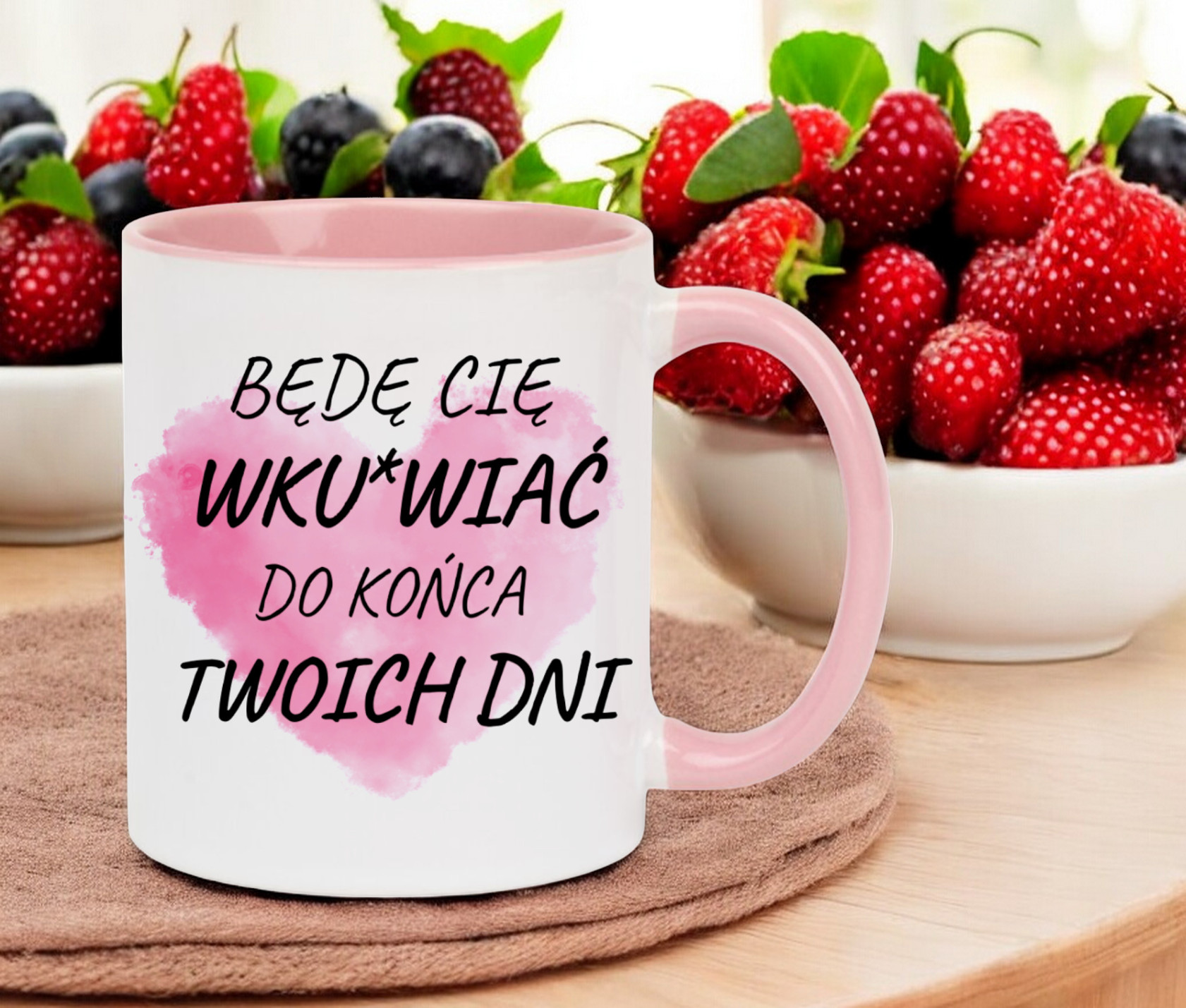 KUBEK PREZENT DLA DZIEWCZYNY ŻONY MĘŻA CHŁOPAKA NA WALENTYNKI URODZINY