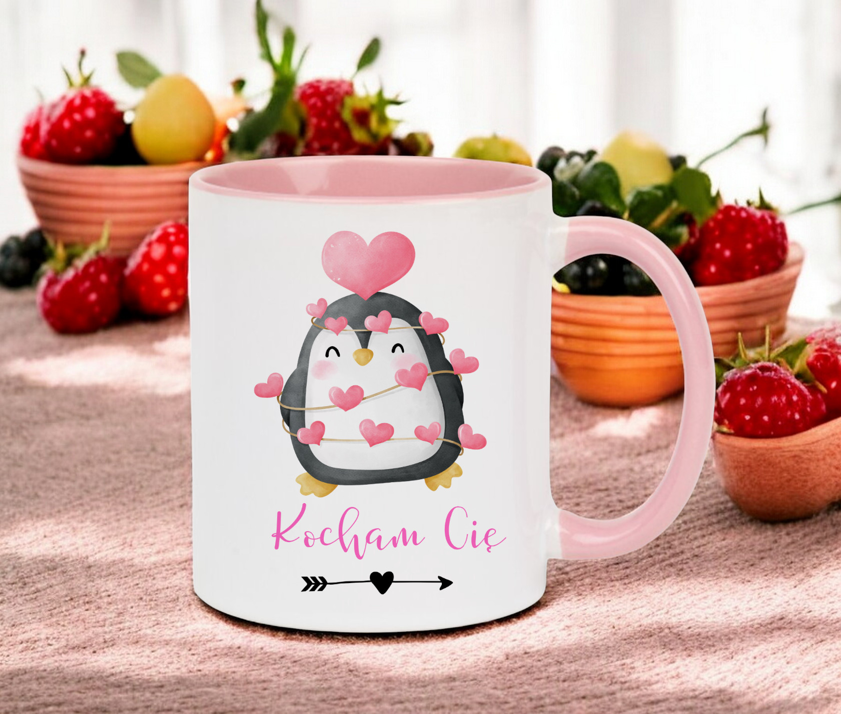 KUBEK PREZENT DLA DZIEWCZYNY ŻONY MĘŻA CHŁOPAKA NA WALENTYNKI URODZINY