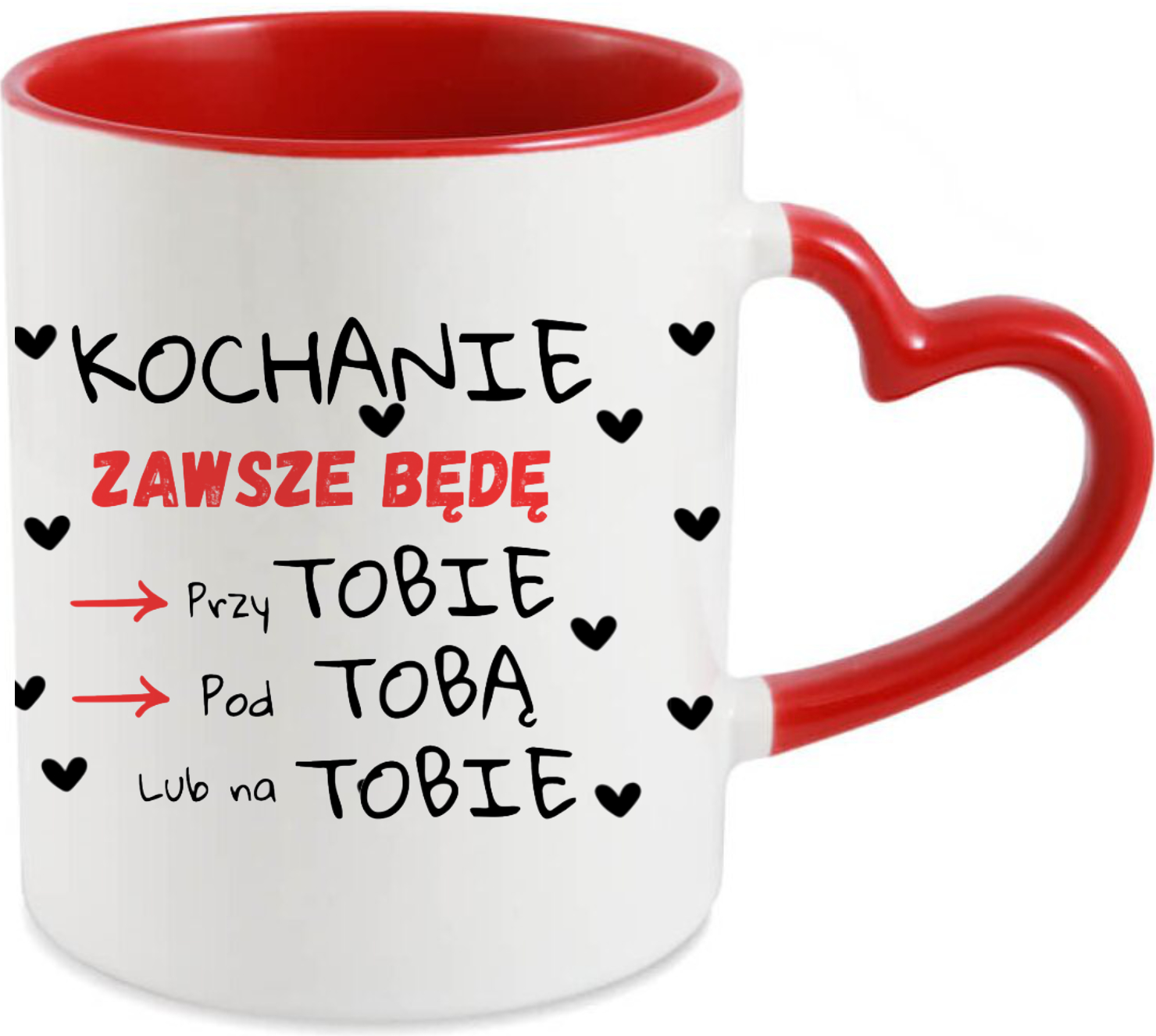 KUBEK Z NADRUKIEM PREZENT DLA ŻONY NA WALENTYNKI DZIEŃ KOBIET URODZINY