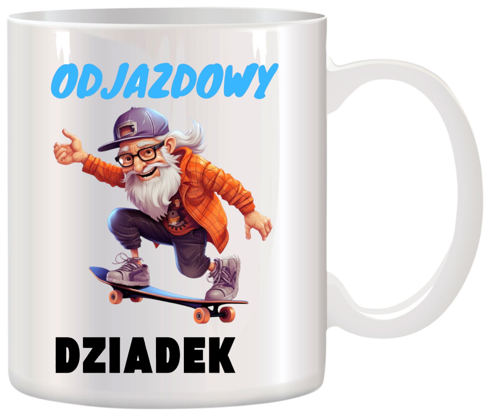 KUBEK Z NADRUKIEM ŚMIESZNY PREZENT DZIEŃ DZIADKA URODZINY IMIENINY DZIADEK