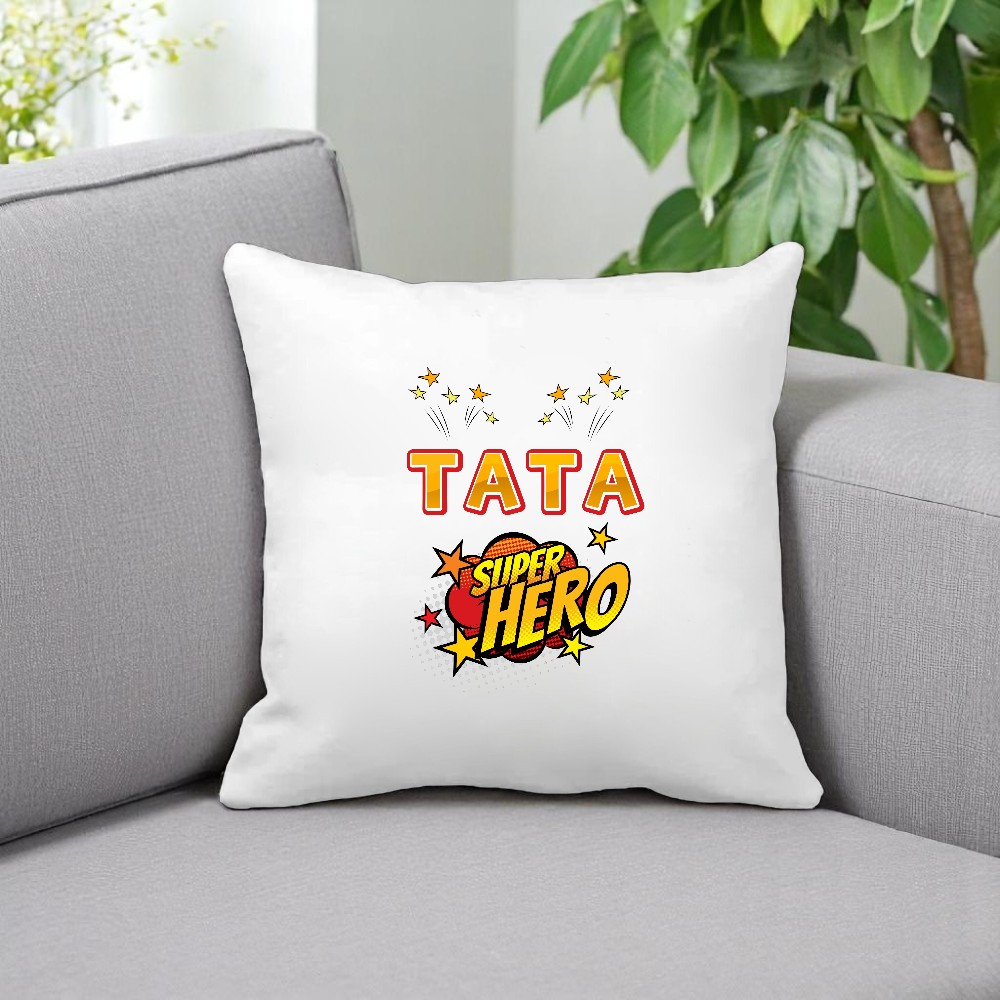 ZESTAW PODUSZKA I KUBEK ORYGINALNY PREZENT DLA TATY TEŚCIA DZIEŃ OJCA TATA