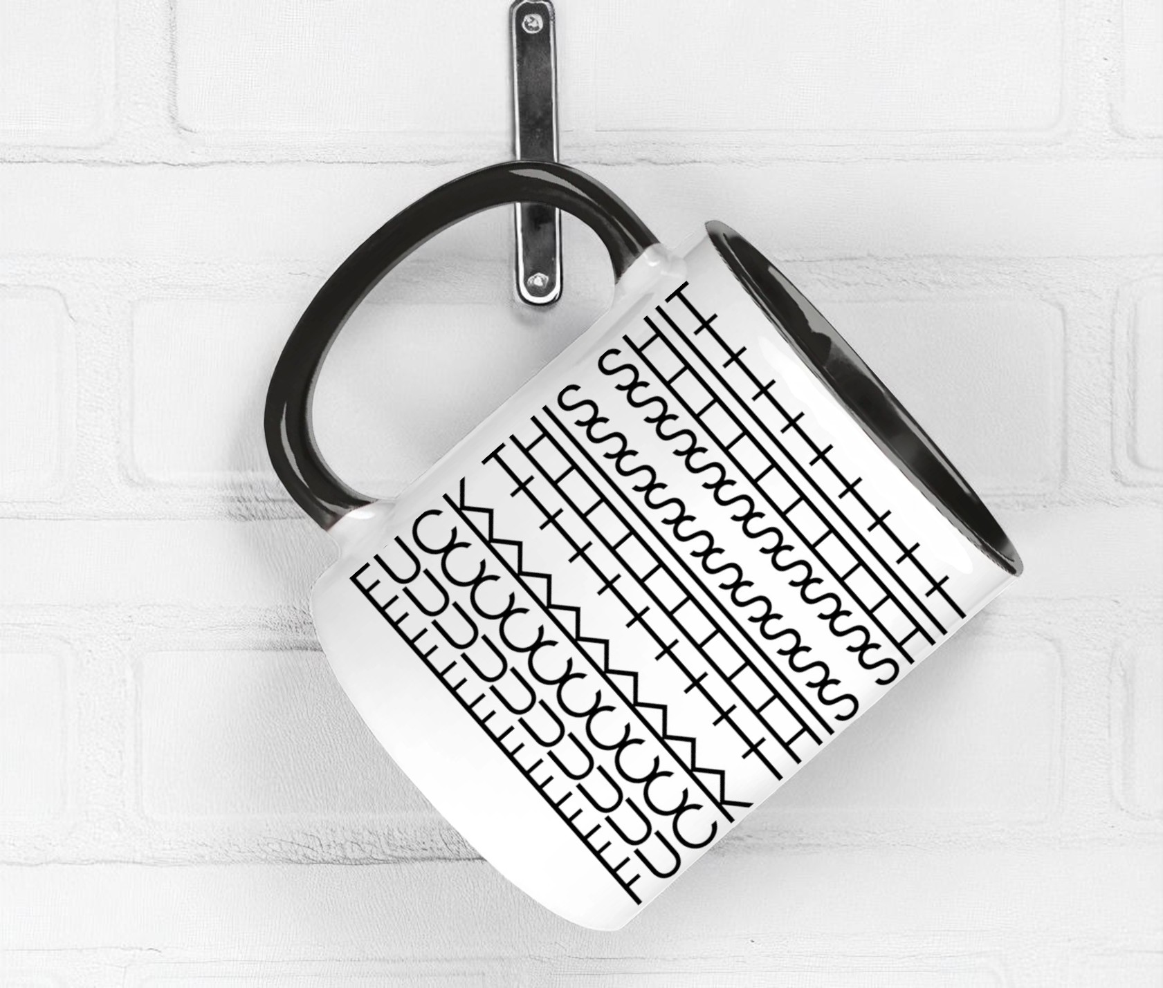 KUBEK VIRAL Z UKRYTYM PRZEKLEŃSTWEM ŚMIESZNY PREZENT BEZ CENZURY DO PRACY