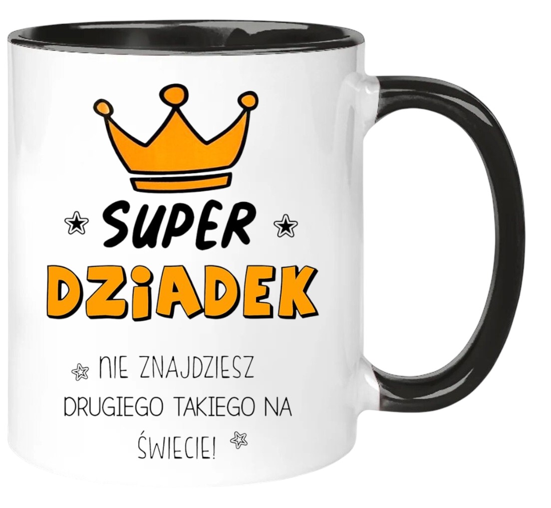 KUBEK Z NADRUKIEM ŚMIESZNY PREZENT DZIEŃ DZIADKA URODZINY IMIENINY DZIADEK