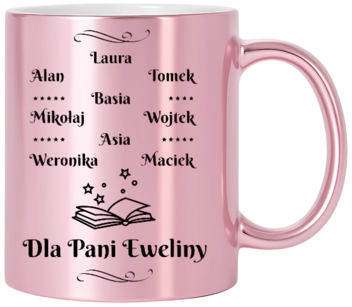 KUBEK PREMIUM Z IMIONAMI DZIECI PREZENT DZIEŃ NAUCZYCIELA WYCHOWAWCY