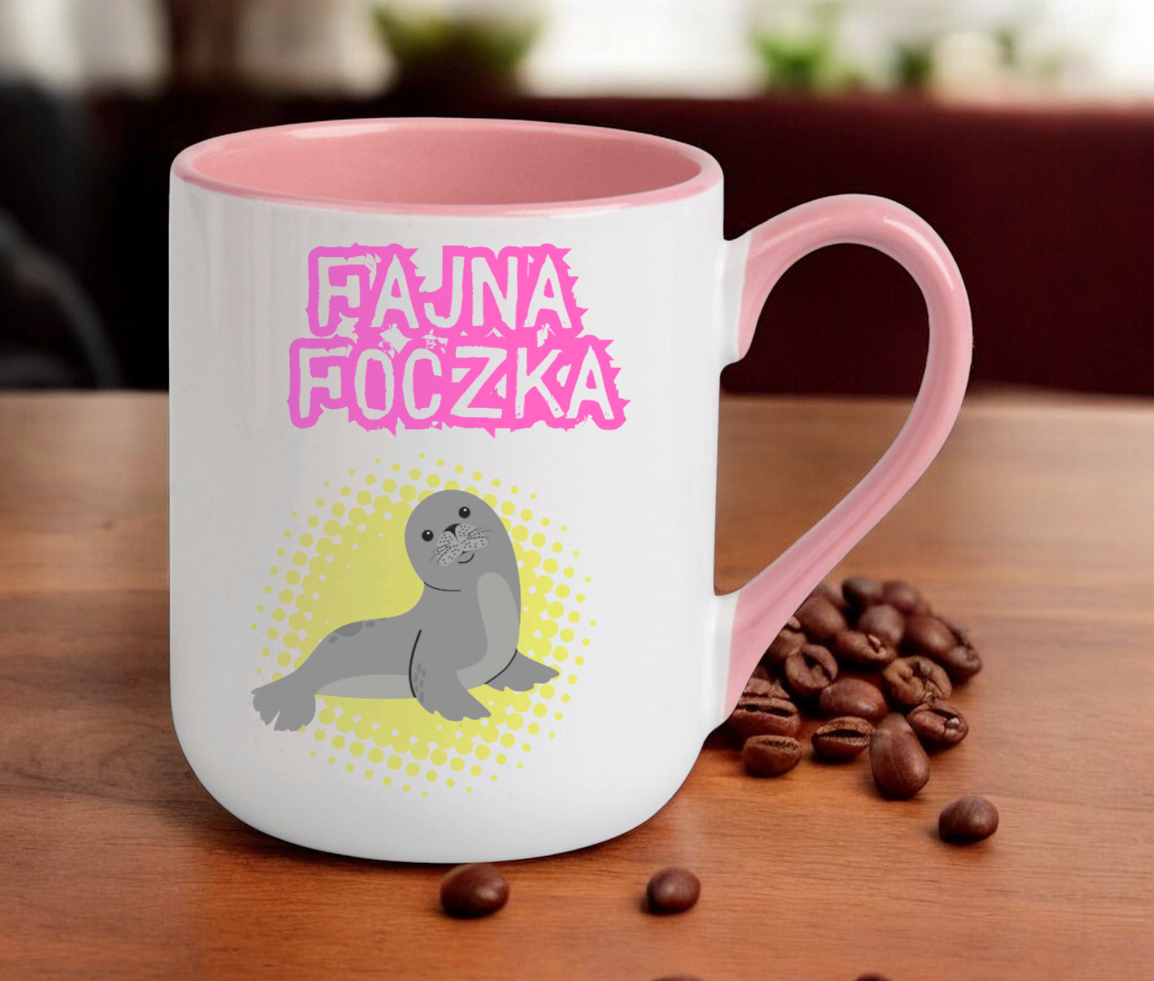 KUBEK Z NADRUKIEM PREZENT DLA KOLEŻANKI DZIEWCZYNY ŻONY MAMY DZIEŃ KOBIET