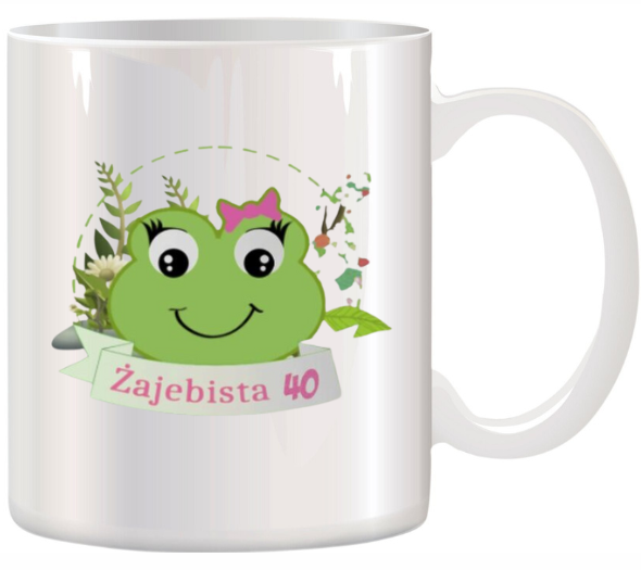 KUBEK Z NADRUKIEM ŚMIESZNY PREZENT NA URODZINY RÓŻNE WZORY