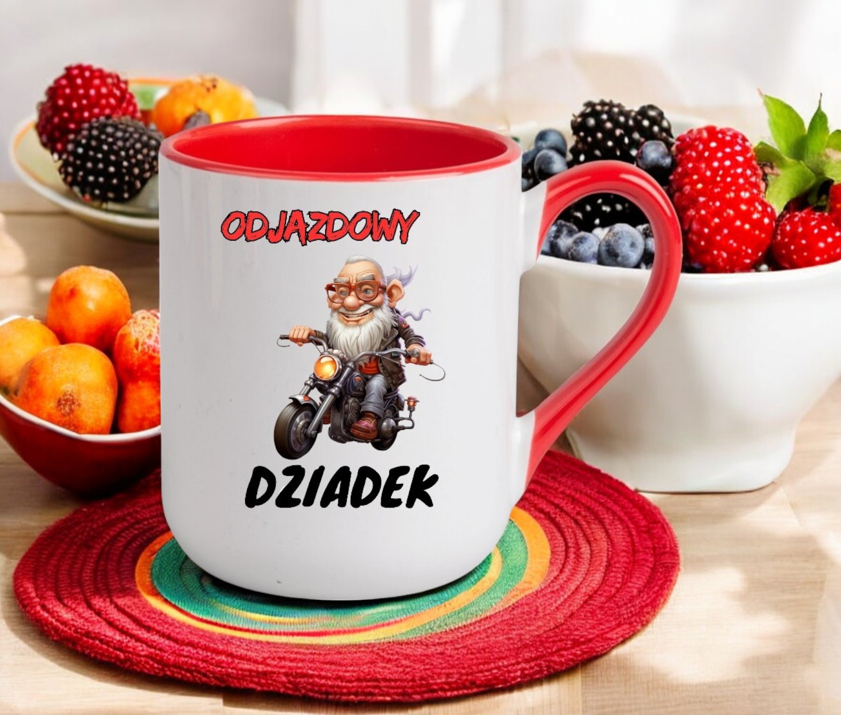 KUBEK Z NADRUKIEM ŚMIESZNY PREZENT DZIEŃ DZIADKA URODZINY IMIENINY DZIADEK