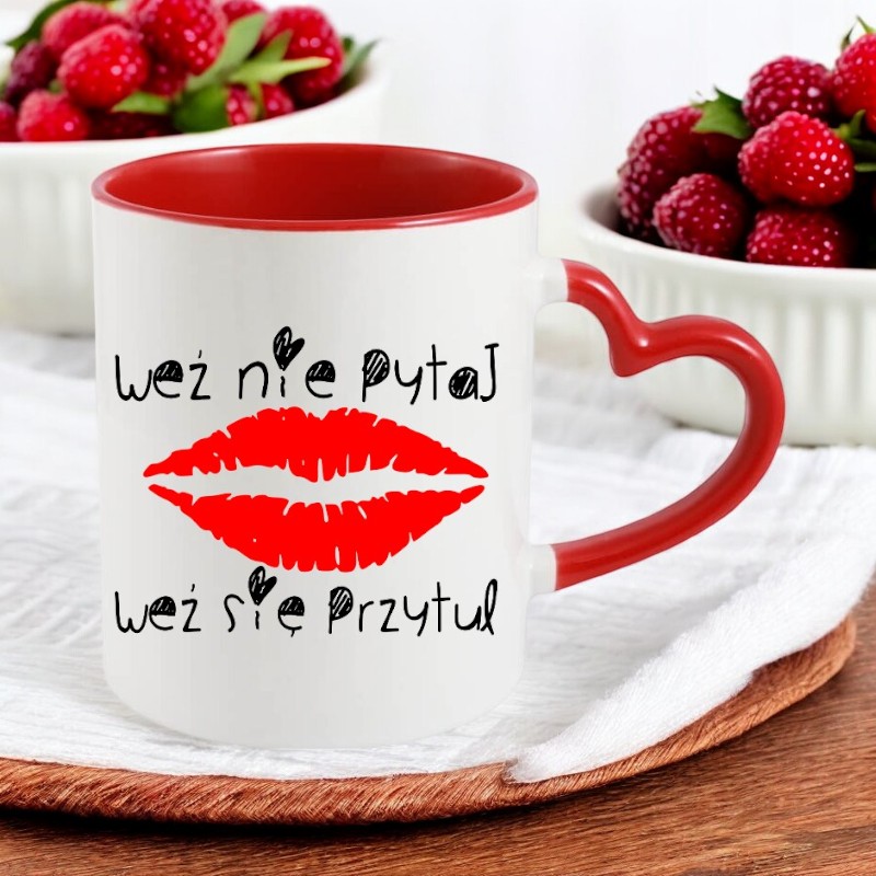 KUBEK Z NADRUKIEM PREZENT DLA ŻONY NA WALENTYNKI DZIEŃ KOBIET URODZINY