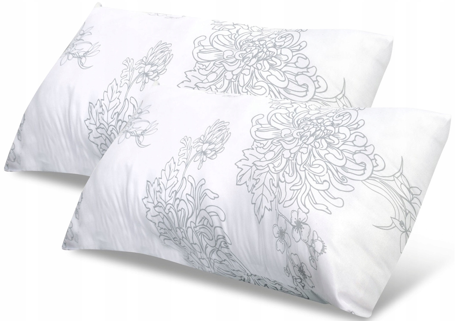 2x PODUSZKA ANTYALERGICZNA 40x80 GRUBA MIĘKKA MIKROFIBRA GŁADKA