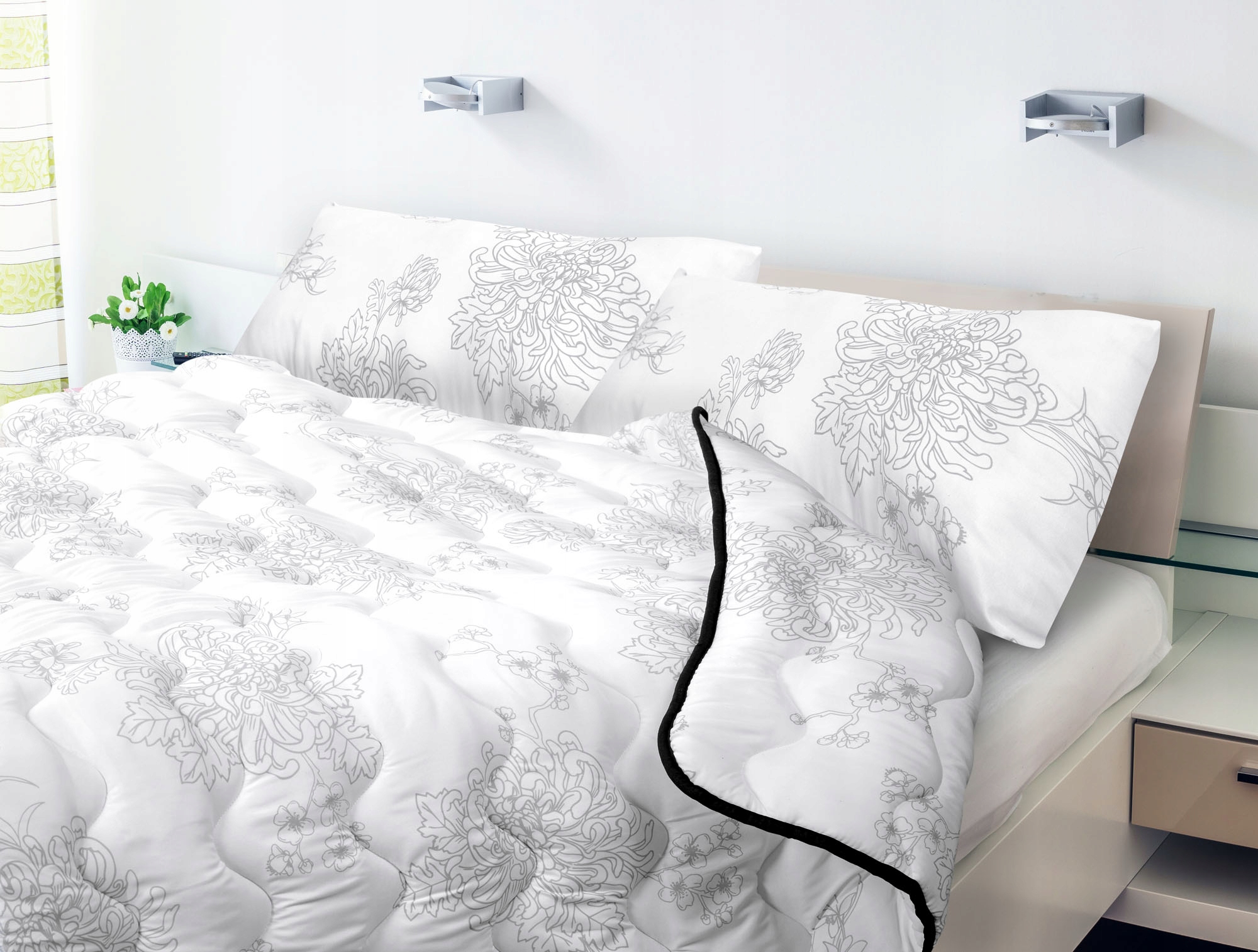 2x PODUSZKA ANTYALERGICZNA 40x80 GRUBA MIĘKKA MIKROFIBRA GŁADKA