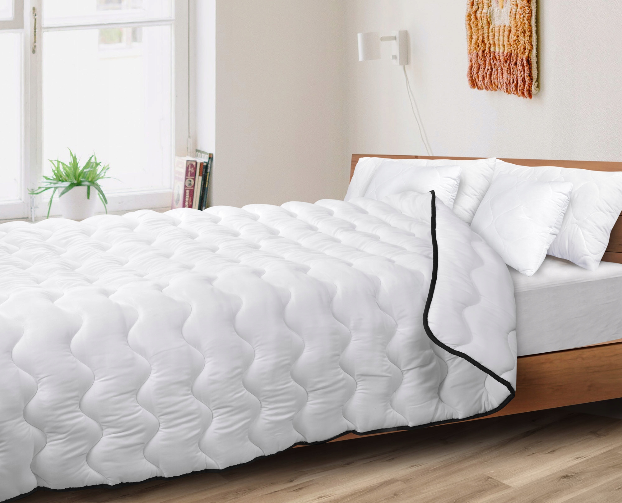 ZESTAW KOŁDRA CAŁOROCZNA 200x220 2xPODUSZKA 70x80