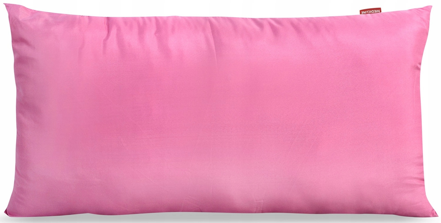 PODUSZKA ANTYALERGICZNA 40x80 GRUBA MIĘKKA MIKROFIBRA RÓŻOWA