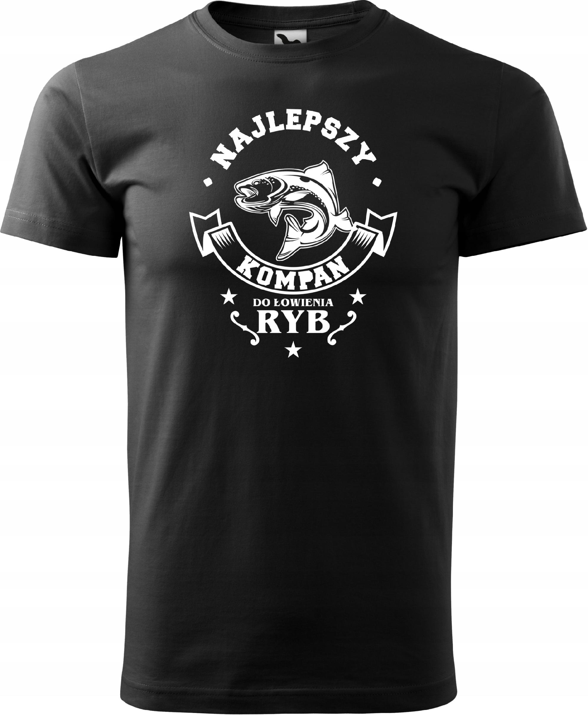 Koszulka męska dla Wędkarza Prezent Urodziny 3XL