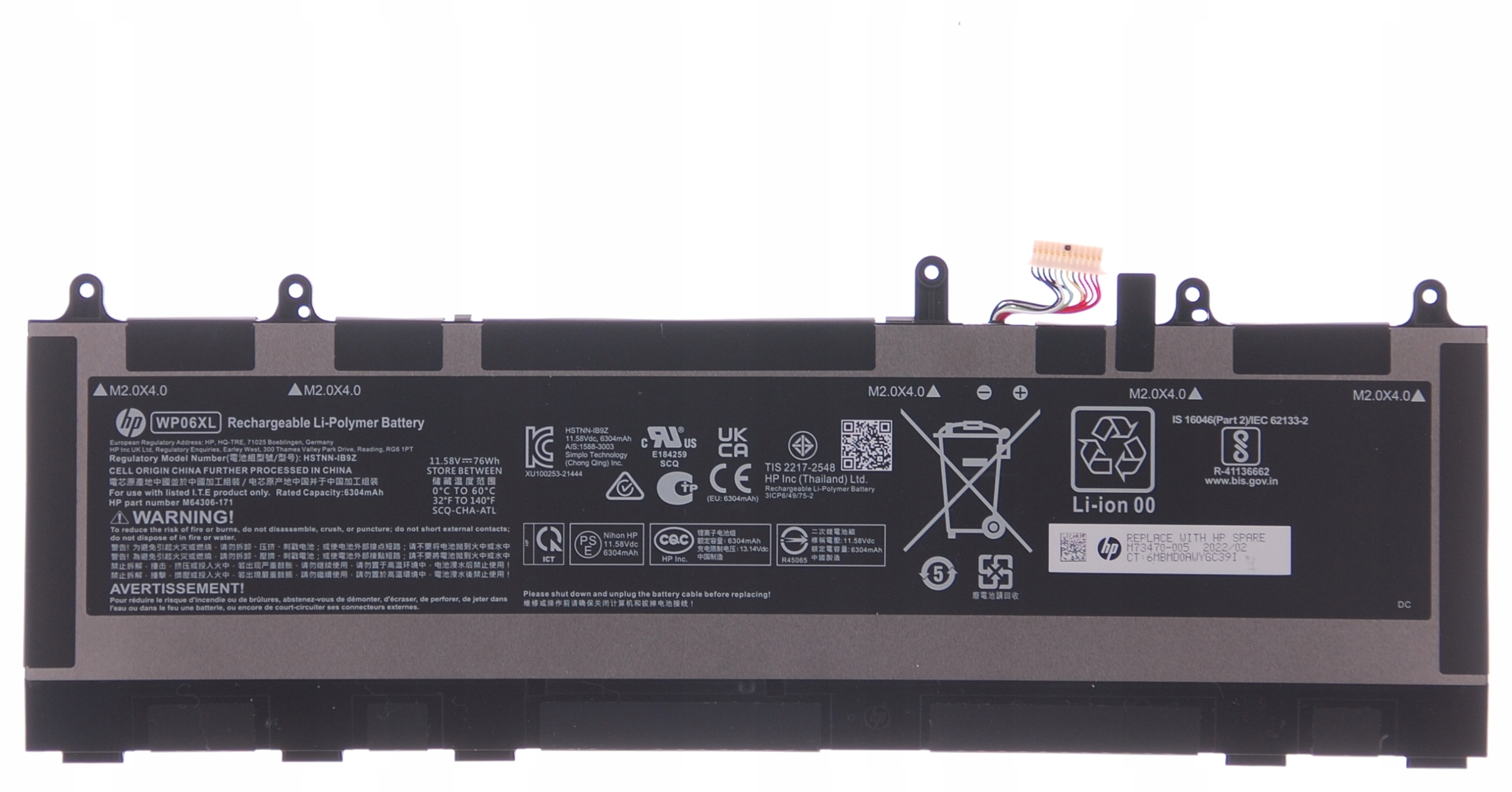 HP Elitebook 830 Elitebook 840 G9 860 G9 860 G10 WP06XL Battery | eBay