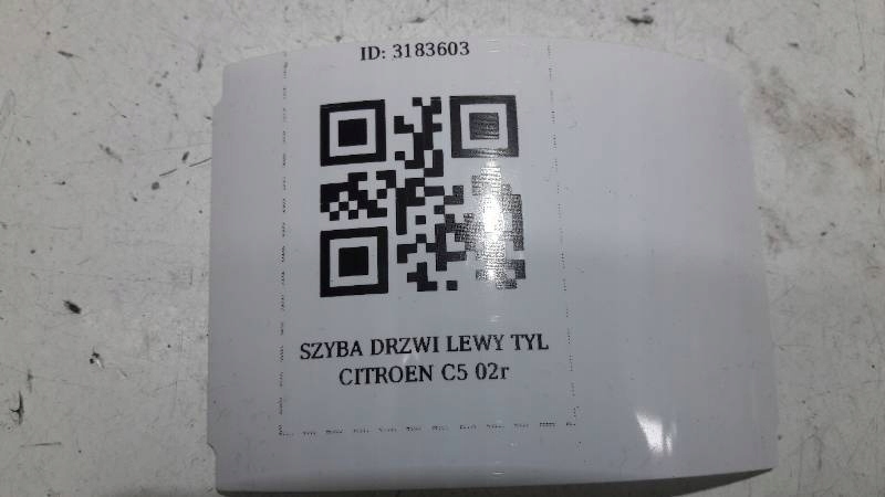 SZYBA DRZWI LEWY TYL CITROEN C5 02r