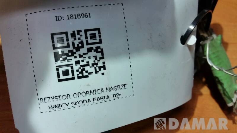 REZYSTOR OPORNICA NAGRZEWNICY SKODA FABIA 02r