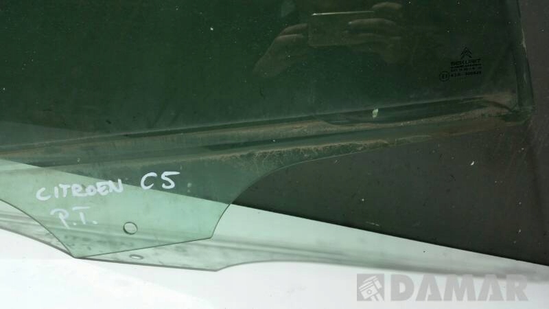 szyba drzwi prawy tyl CITROEN C5 HB 01r