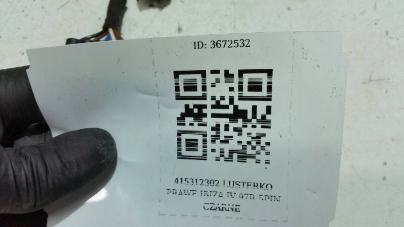 415312302 LUSTERKO PRAWE IBIZA II 97R 5PIN CZARNE