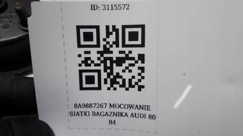8A9887267 mocowanie siatki BAGAZNIKA AUDI 80 B4