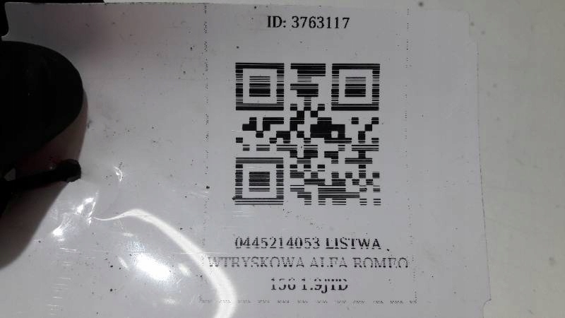 0445214053 LISTWA WTRYSKOWA ALFA ROMEO 156 1.9JTD