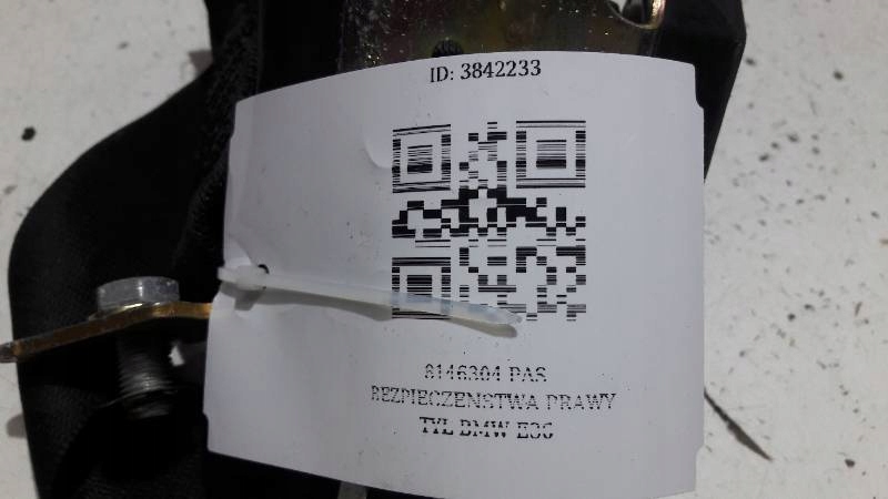 8146304 pas bezpieczenstwa prawy tyl bmw e36